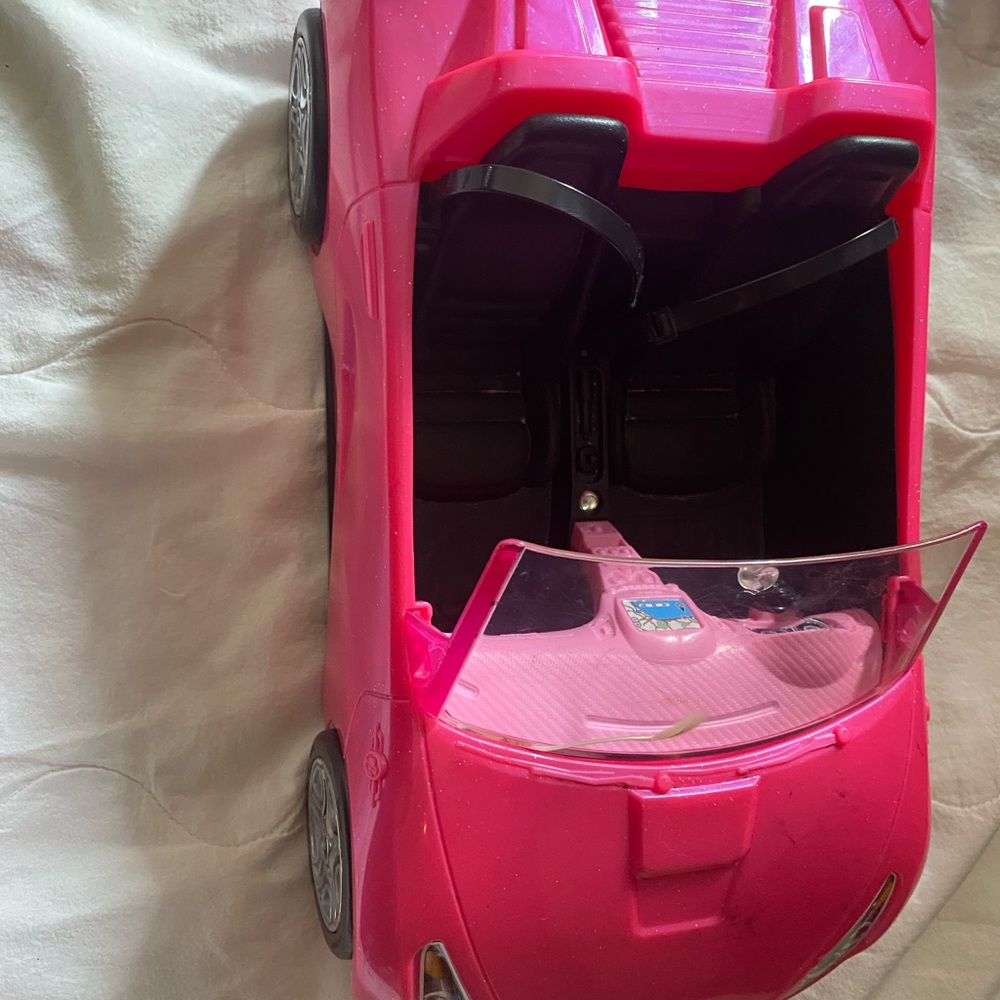 Barbie convertible car used